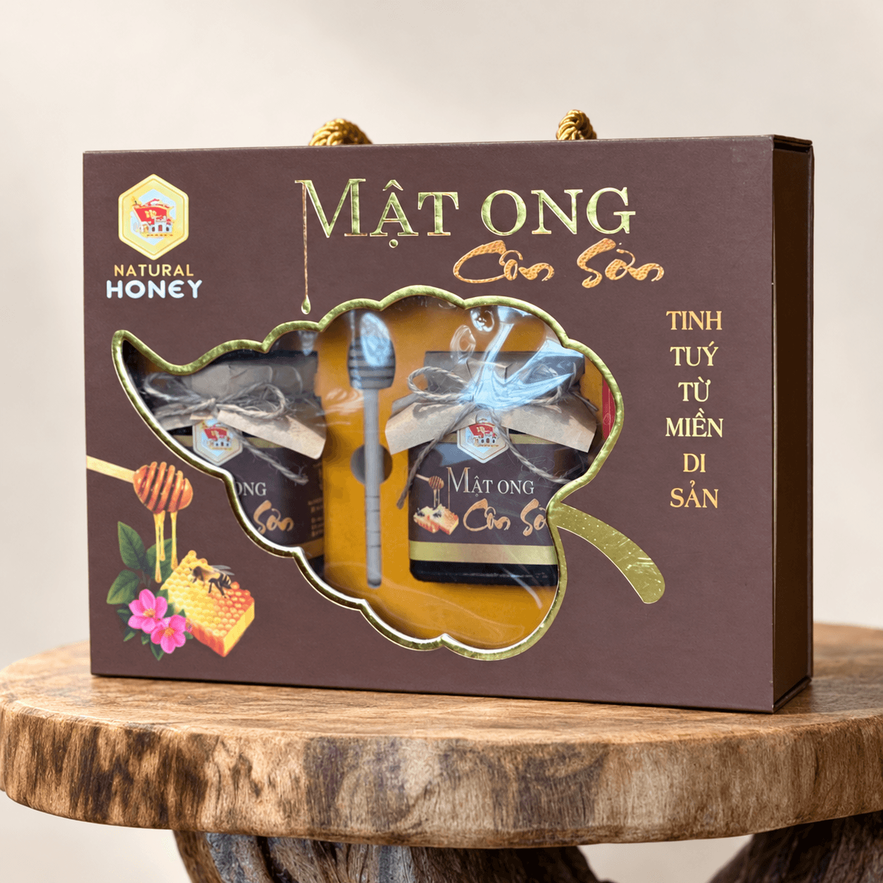 Mật ong Côn Sơn - Hộp quà 2 hũ x 350g