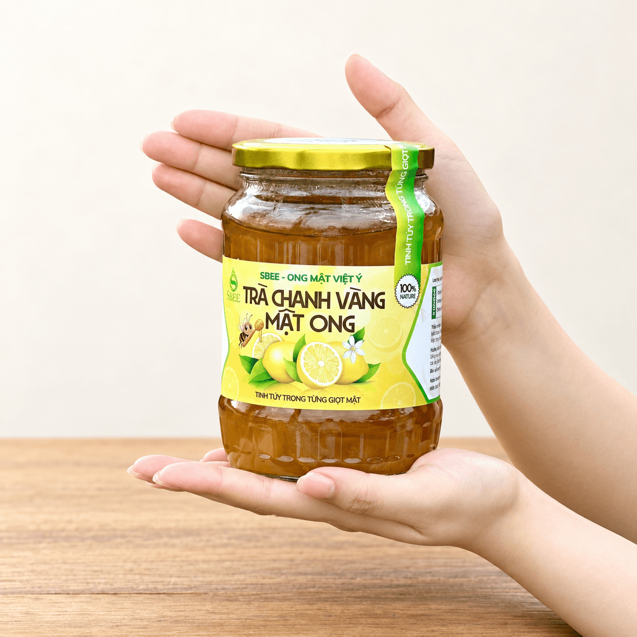 Trà chanh vàng mật ong - Hũ 1,15kg