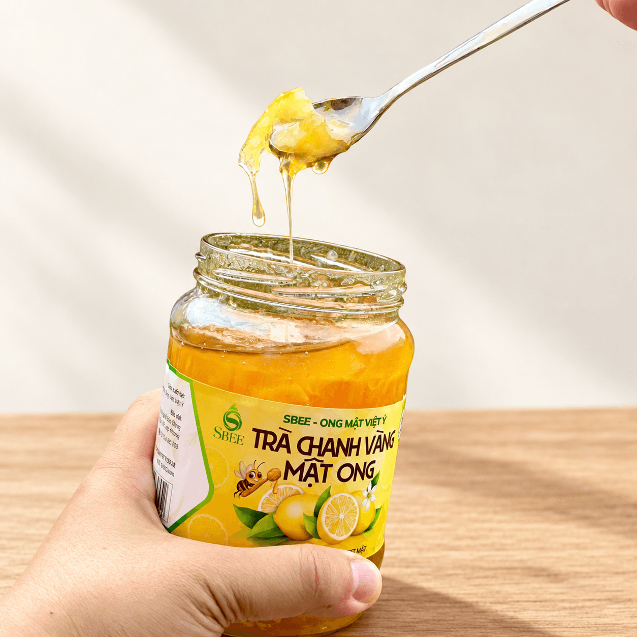 Trà chanh vàng mật ong - Hũ 1,15kg